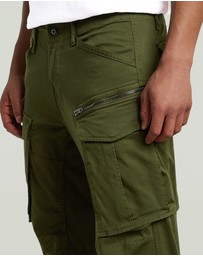 G-Star - Rovic Zip 3D Regular Tapered dk bronze green