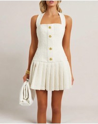 Heiress Beverly Hills - Tweed Flare Mini Dress