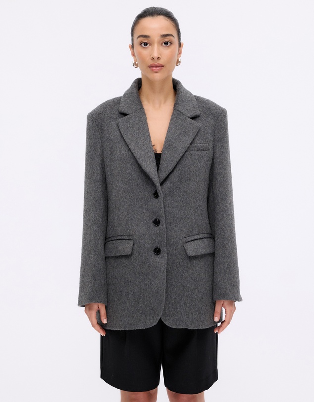 Minima Esenciales - Kiara Brushed Wool Jacket
