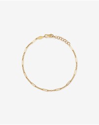 Michael Hill - Paperclip 3 and 1 Bracelet in 10kt Yellow Gold