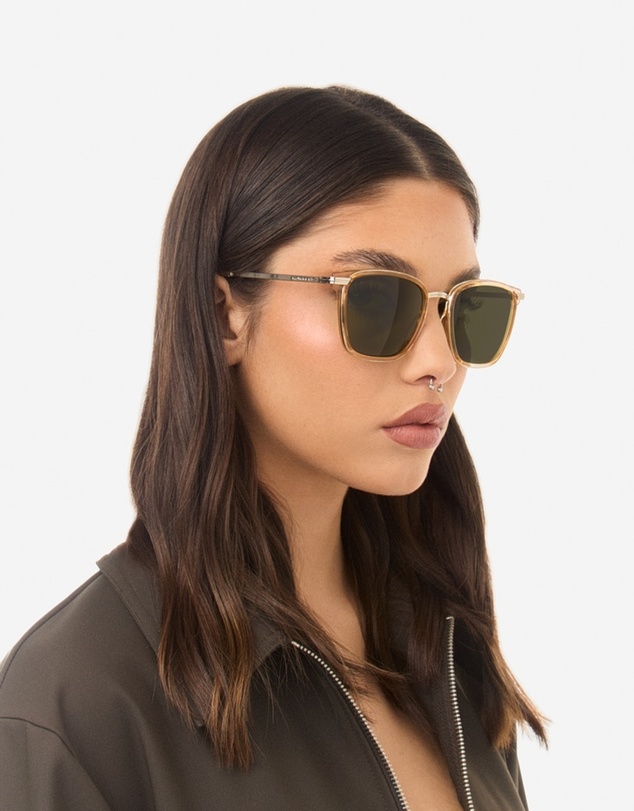 Hawkers Co - HAWKERS - Champagne Juniper Green INK Sunglasses for Men and Women UV400