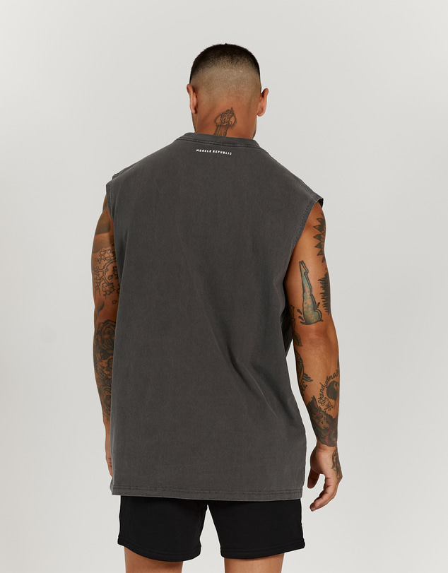 Muscle Republic - Mens Heavy Oversized Tank - Timeless