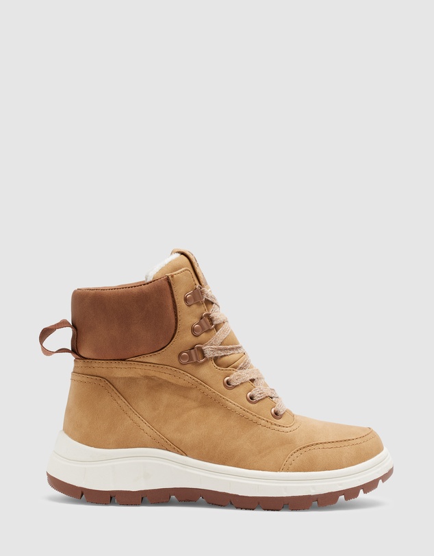 Roxy - Womens Karmel Lace-Up Boots