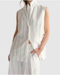 Decjuba - Paige Linen Blend Vest