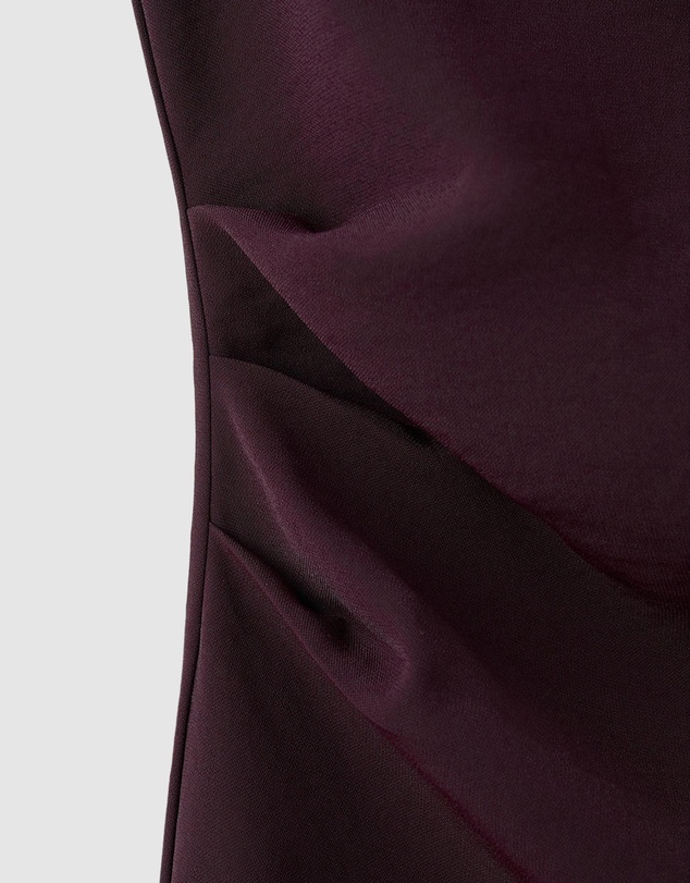 M.N.G - Asymmetrical Blouse With Metallic Detail