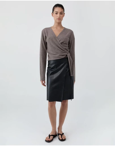 St. Agni - Cashmere Wrap Cardigan