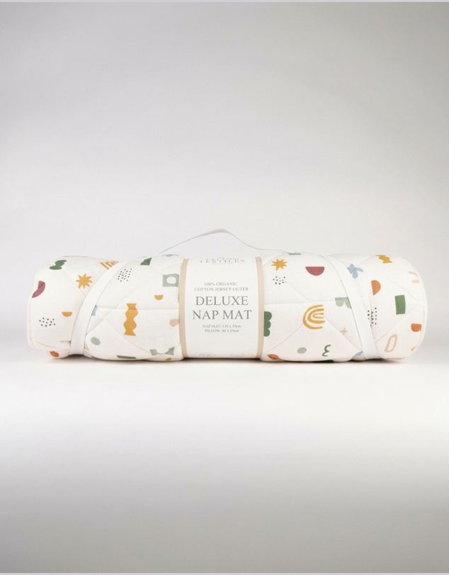 Living Textiles - Deluxe Nap Mat - Geo Mod