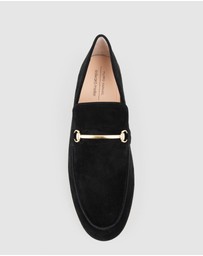 Edward Meller - GARNET Moccasin with Bar Trim