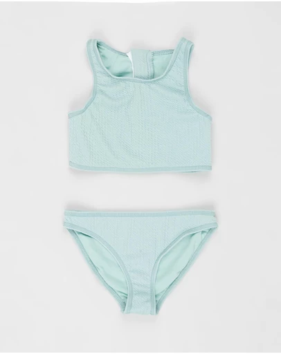 Duskii - Aya Crop Bikini Set - Teens