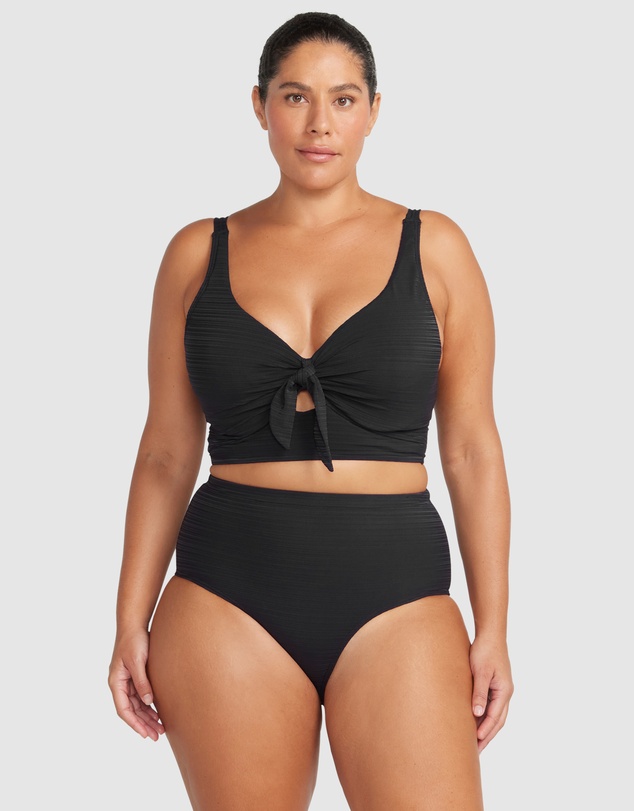 Artesands - Aria Black Cezanne Midriff Underwire Bikini Top