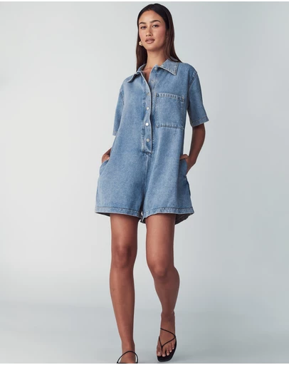ST MRLO - Denim Playsuit