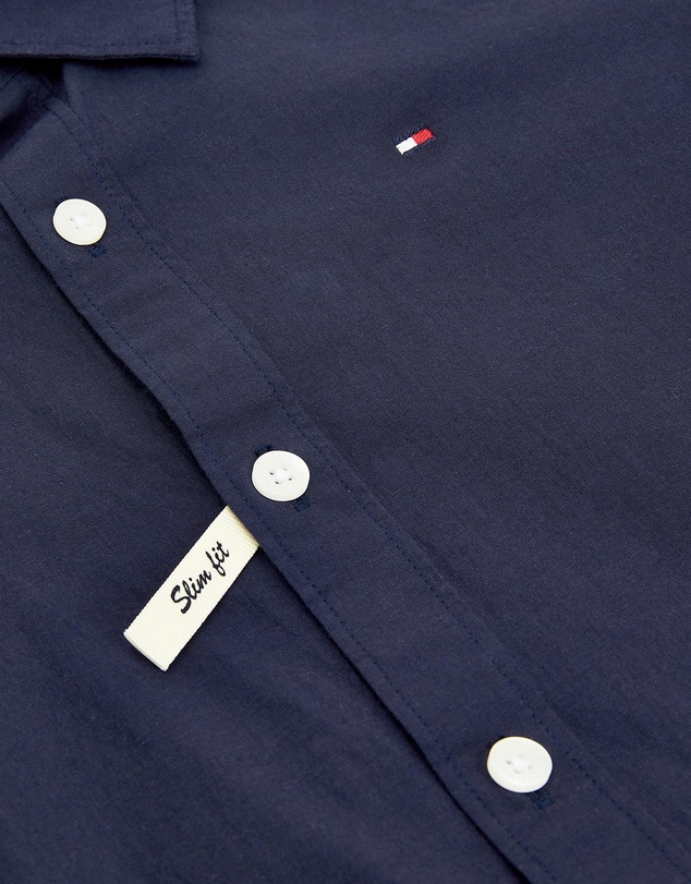Tommy Hilfiger - Solid Poplin Shirt - Teens