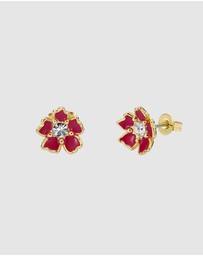 Ted Baker - PETI: Painted Flower Stud Earrings