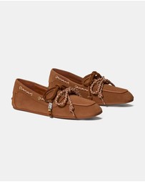Kate Spade - Know The Ropes Suede Boat Shoes