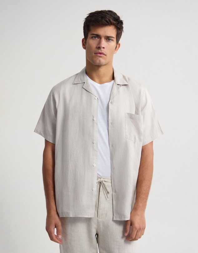 Oxford - Griffin French Linen Short Sleeve Shirt