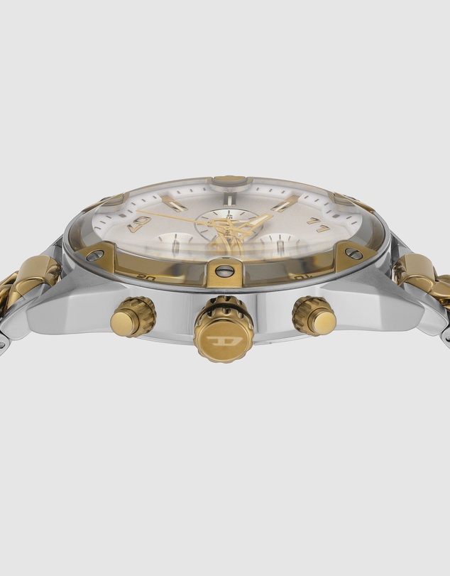 Diesel - Spiked Two Tone Chronograph Watch