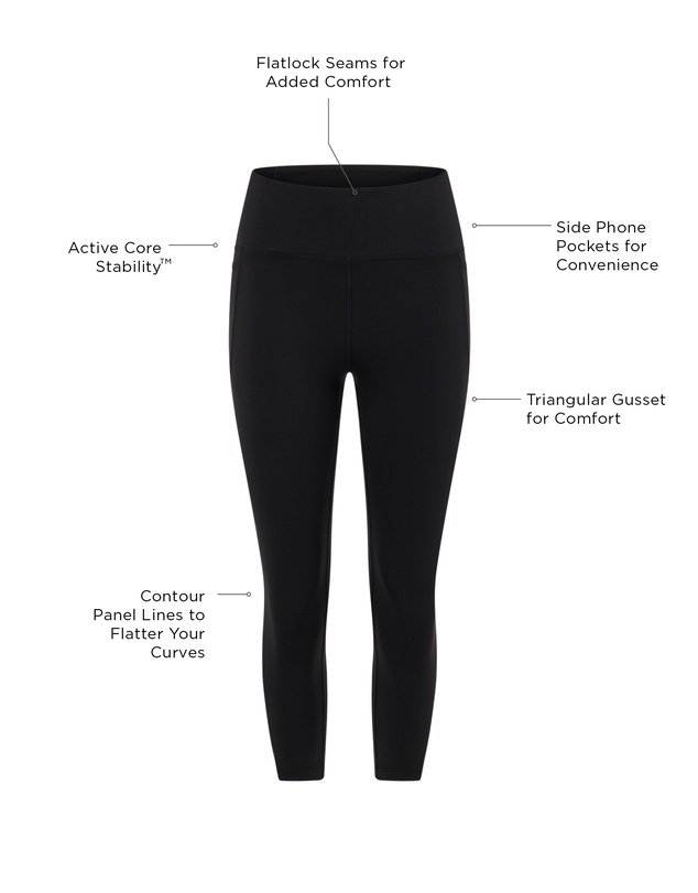 Lorna Jane - Amy Phone Pocket 7/8 Tech Leggings