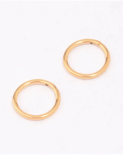 Lovisa - Gold Plated Titanium Fine Sleeper Earrings 6mm