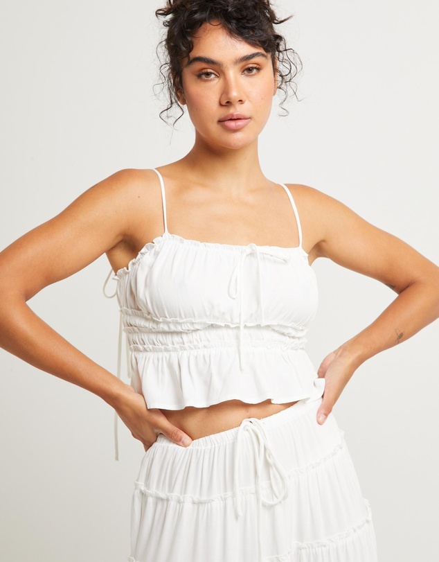 Subtitled - Sereno Peplum Top