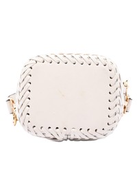 Pre-Loved by Azura Reborn - Pre-Loved Mini Embossed Leather Whipstitch Mon Tresor Bucket Bag