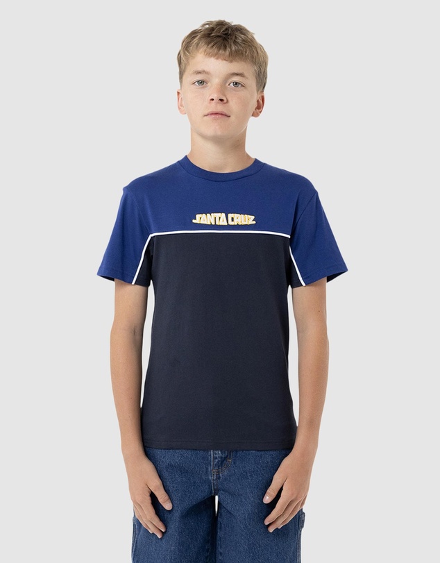 Santa Cruz - Fisheye Strip Front Short Sleeve Tee - Teens
