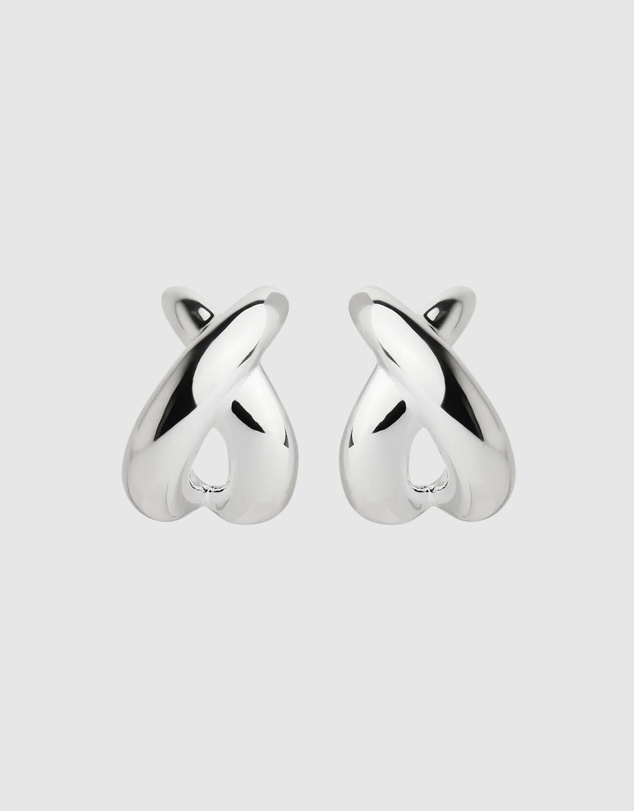 Najo - Oceane Silver Stud Earring