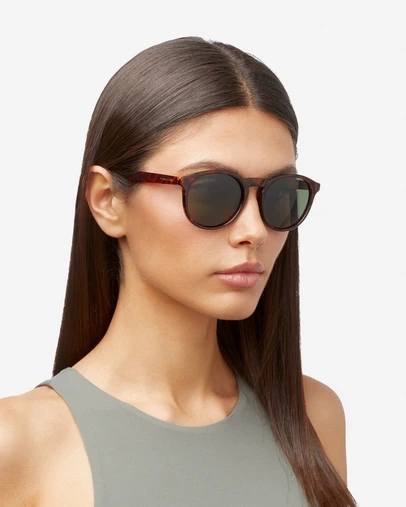 Hawkers Co - Bel Air Carey Green Polarised Sunglasses - for Men and Women