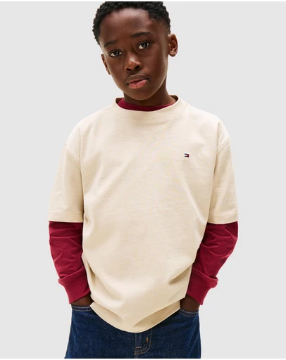 Tommy Hilfiger - Faded Graphic Tee - Teens