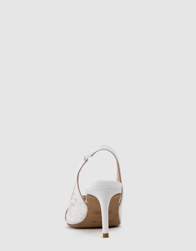 Edward Meller - DAMINA70 Lace Slingback with Pearl