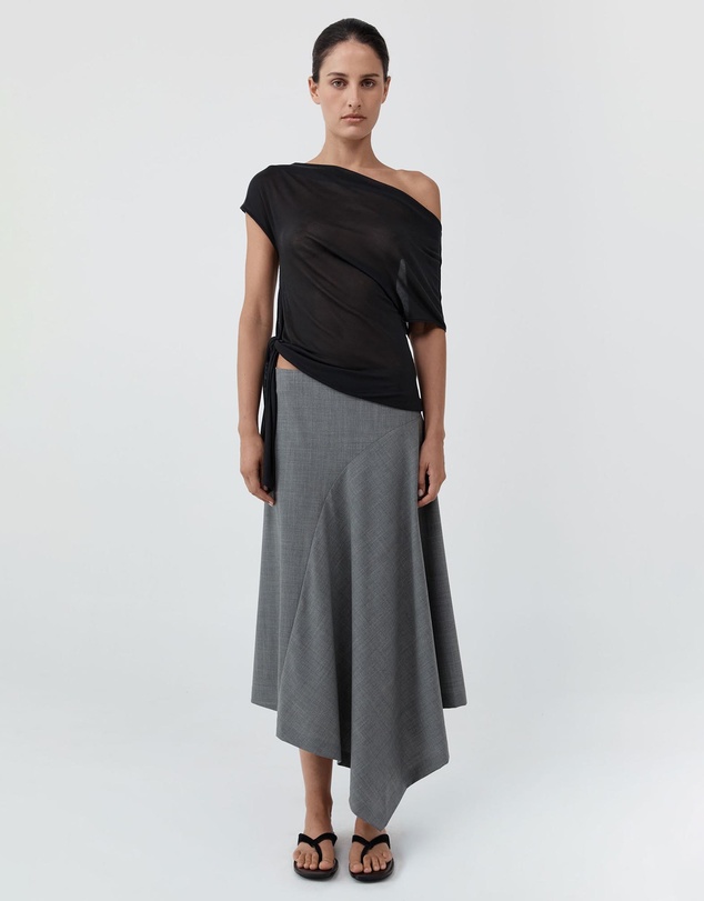St. Agni - Fine Jersey Off Shoulder Top