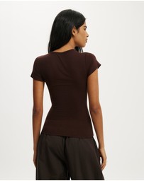 Cotton On - Double Layer Short Sleeve Top