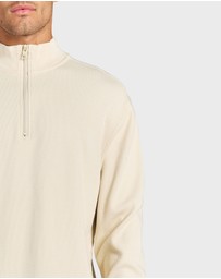 Academy Brand - Perry LS Waffle 1/4 Zip