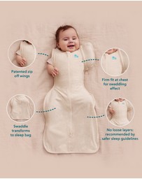 Love to Dream - Swaddle Up™ Transition Bag 3.5T Quilted Stretch Cotton Oatmeal