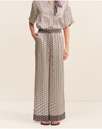 Shona Joy - Monogram Contrast Pants