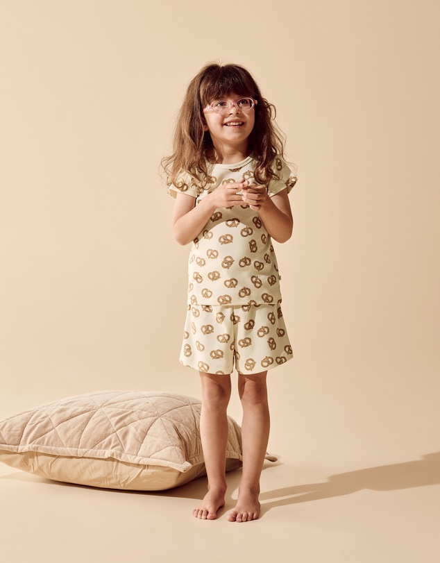 Wilson & Frenchy - Organic Rib Short Sleeved Pyjamas - Babies-Kids