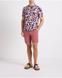 Marcs - Identity Leaf Linen Mix Shirt