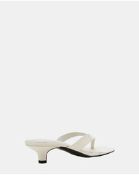 Steve Madden - Tracie White Croc Heels