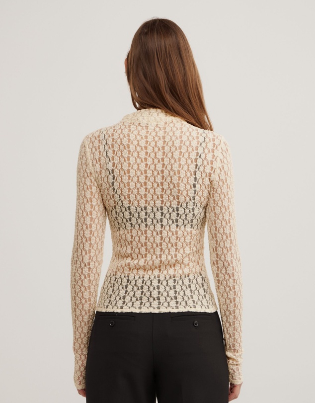 Witchery - Textured Long Sleeve Top
