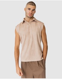 Justin Cassin - Verve Sleeveless Collared Shirt