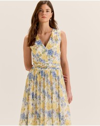 Review - Elba Floral Mesh Maxi Dress
