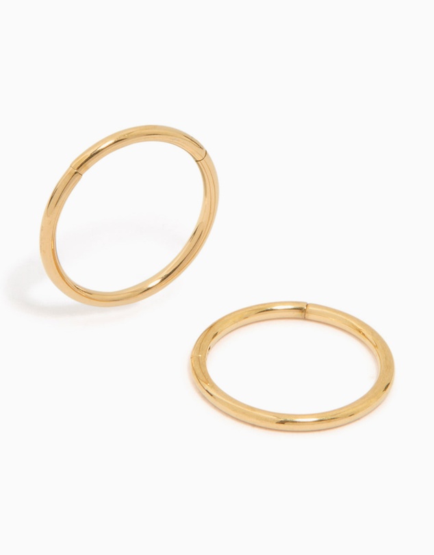 Lovisa - Waterproof Gold Plated Stainless Steel Sleeper Earrings