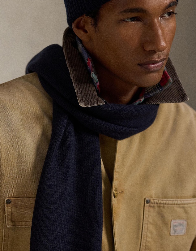 Polo Ralph Lauren - Flag Knit Wool-Blend Scarf