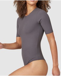 Spanx - Suit Yourself-Ribbed Crewneck Bodysuit