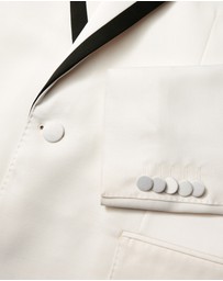 Calibre - Lapel Detail Tuxedo Jacket Ivory