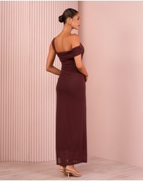 Azzurielle - Cori Off Shoulder Maxi Dress