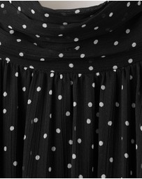 M.N.G - Gathered Turtleneck Dress