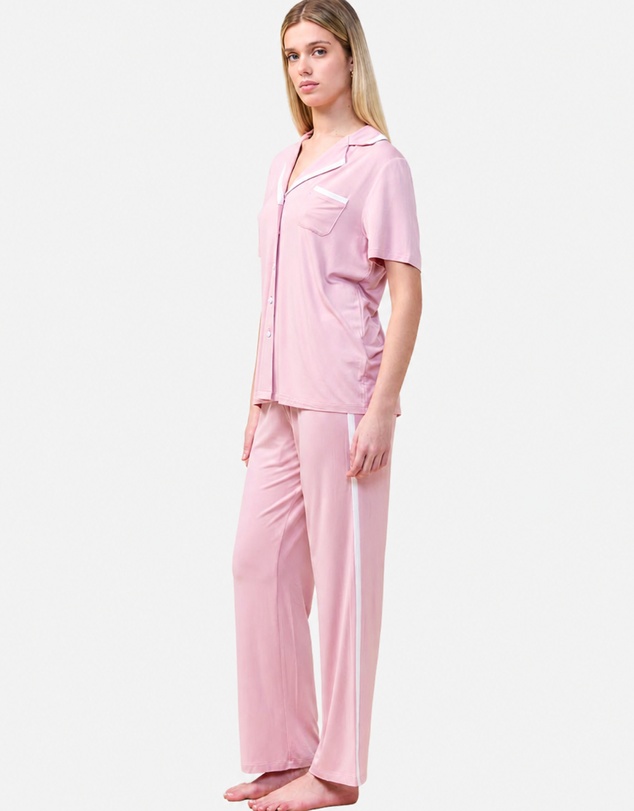 Gingerlilly - Vanessa Bamboo Long Pant PJ Set