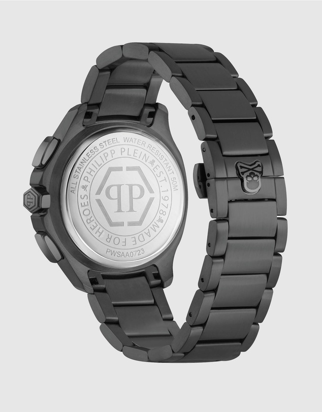 Philipp Plein - CHRONO SPECTRE Black Tone Case Black Bracelet 44mm