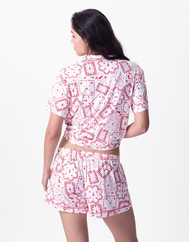 Bras N Things - Dealing Hearts Short - Print