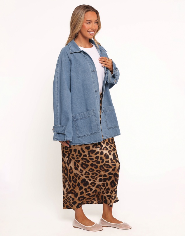 Petal & Pup - Novan Oversized Shacket - Denim